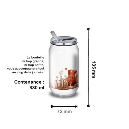 Gourde Alu et Thermos Tetris World Gourde Alu et Thermos Tetris World