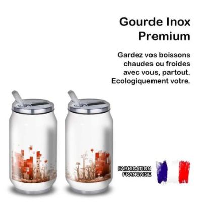 Gourde Alu et Thermos Tetris World