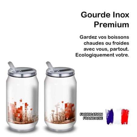 Gourde Alu et Thermos Tetris World Gourde Alu et Thermos Tetris World