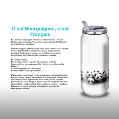 Gourde Alu et Thermos Panda