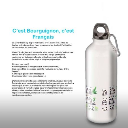 Gourde Alu et Thermos Panda joy Gourde Alu et Thermos Panda joy