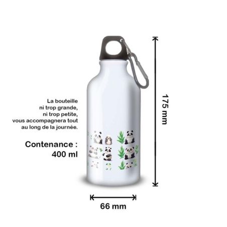 Gourde Alu et Thermos Panda joy Gourde Alu et Thermos Panda joy