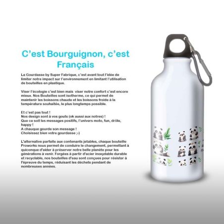 Gourde Alu et Thermos Panda joy Gourde Alu et Thermos Panda joy