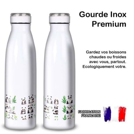 Gourde Alu et Thermos Panda joy Gourde Alu et Thermos Panda joy
