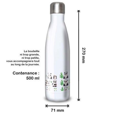 Gourde Alu et Thermos Panda joy Gourde Alu et Thermos Panda joy