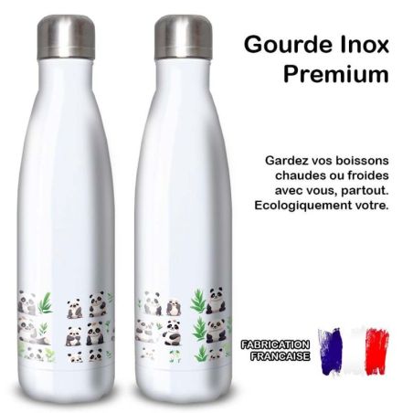 Gourde Alu et Thermos Panda joy Gourde Alu et Thermos Panda joy