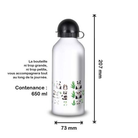 Gourde Alu et Thermos Panda joy Gourde Alu et Thermos Panda joy