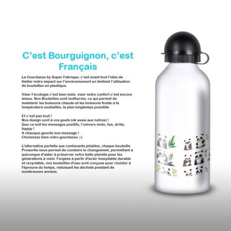 Gourde Alu et Thermos Panda joy Gourde Alu et Thermos Panda joy