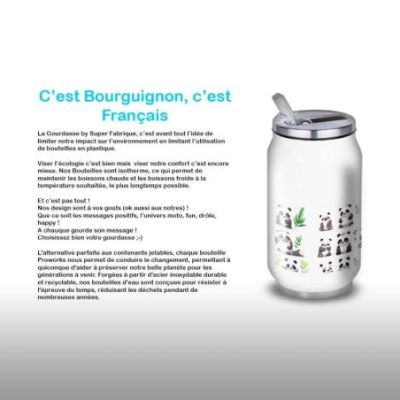 Gourde Alu et Thermos Panda joy