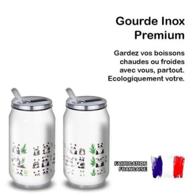 Gourde Alu et Thermos Panda joy