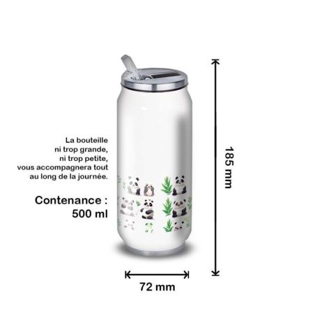 Gourde Alu et Thermos Panda joy Gourde Alu et Thermos Panda joy
