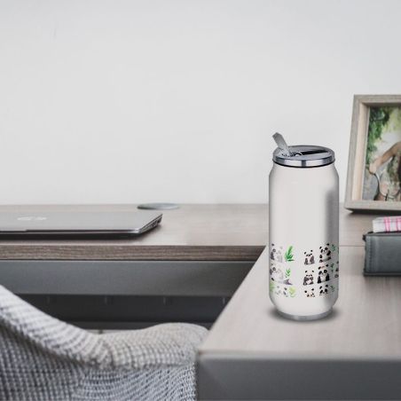 Gourde Alu et Thermos Panda joy Gourde Alu et Thermos Panda joy