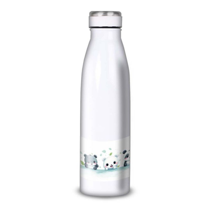 Gourde Alu et Thermos Panda and Friends Gourde Alu et Thermos Panda and Friends