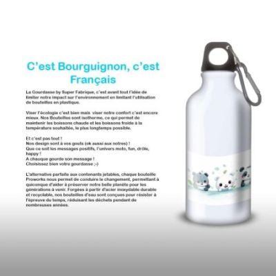 Gourde Alu et Thermos Panda and Friends