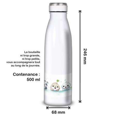 Gourde Alu et Thermos Panda and Friends Gourde Alu et Thermos Panda and Friends