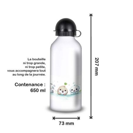 Gourde Alu et Thermos Panda and Friends Gourde Alu et Thermos Panda and Friends