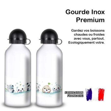 Gourde Alu et Thermos Panda and Friends Gourde Alu et Thermos Panda and Friends