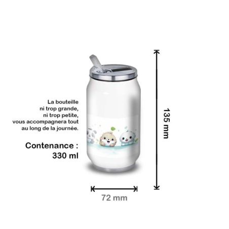 Gourde Alu et Thermos Panda and Friends Gourde Alu et Thermos Panda and Friends