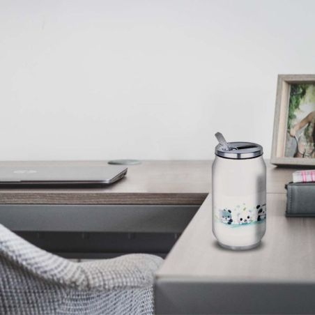 Gourde Alu et Thermos Panda and Friends Gourde Alu et Thermos Panda and Friends