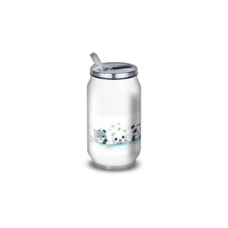 Gourde Alu et Thermos Panda and Friends Gourde Alu et Thermos Panda and Friends