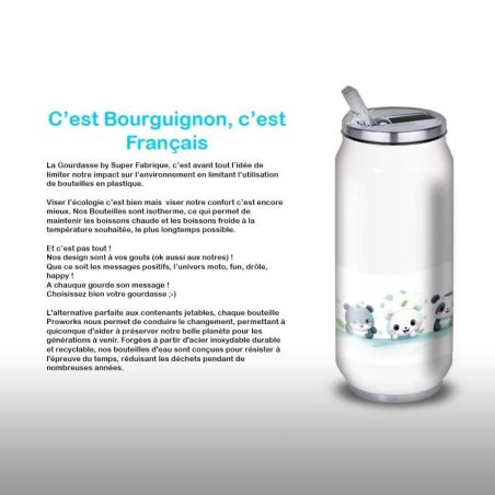 Gourde Alu et Thermos Panda and Friends Gourde Alu et Thermos Panda and Friends