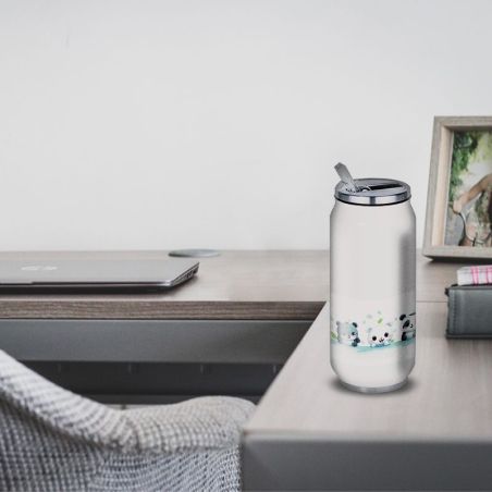 Gourde Alu et Thermos Panda and Friends Gourde Alu et Thermos Panda and Friends