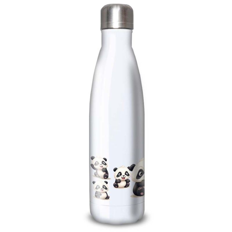 Gourde Alu et Thermos Pandas Fun Gourde Alu et Thermos Pandas Fun