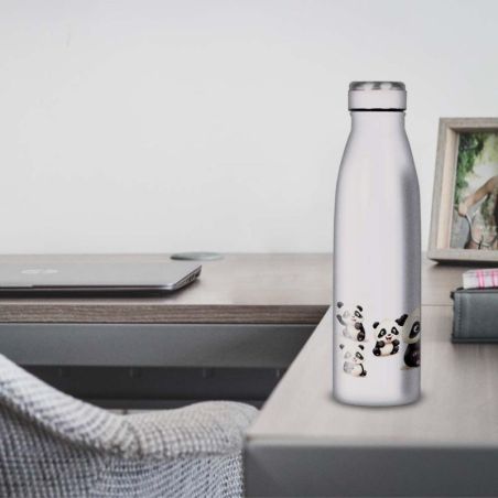 Gourde Alu et Thermos Pandas Fun Gourde Alu et Thermos Pandas Fun