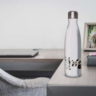 Gourde Alu et Thermos Pandas Fun