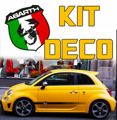 Kit Déco autocollant Fiat 500 Abarth